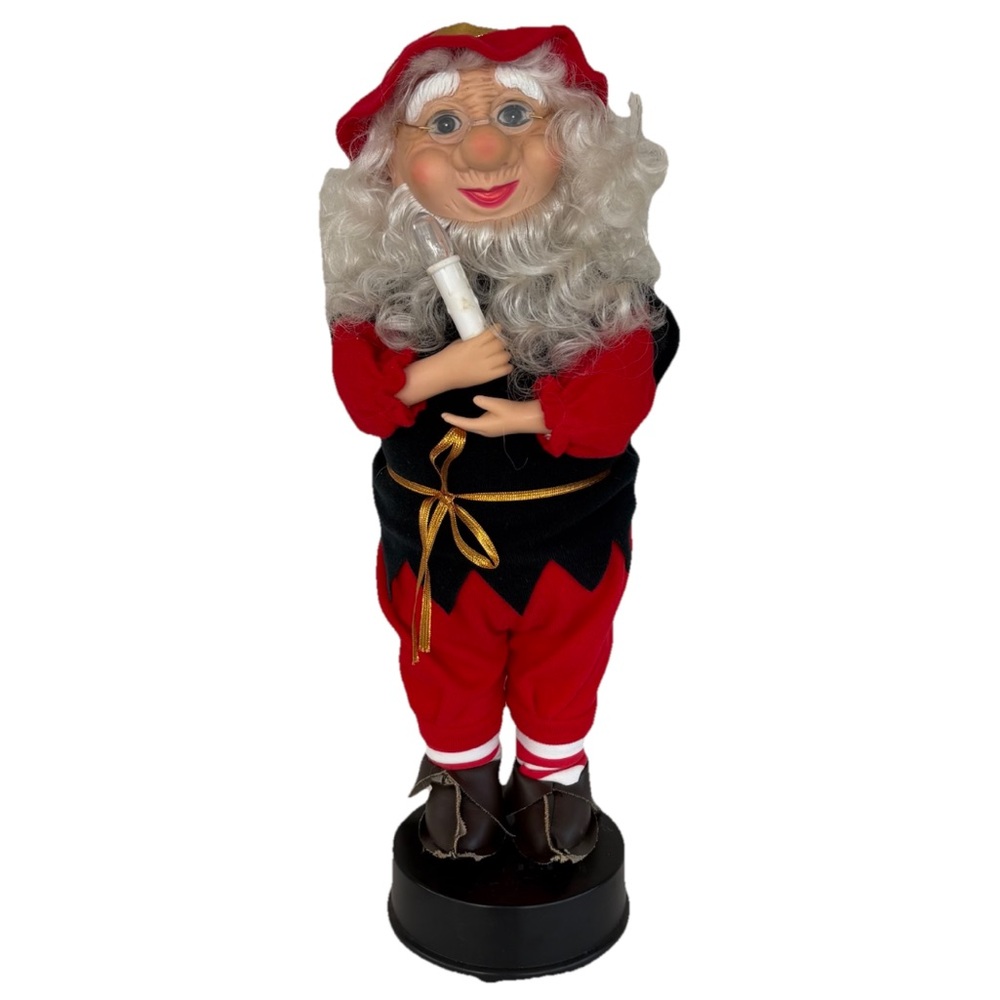 Santa Elf 18” Figurine Motion and Light